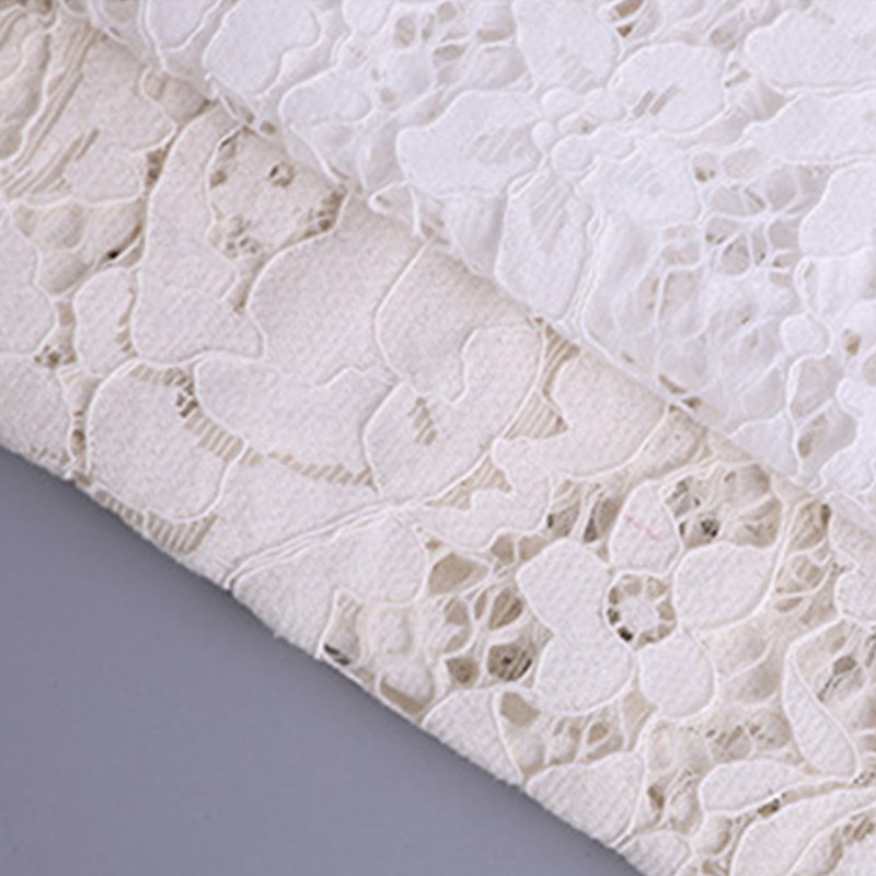 Lace Trim Lace Fabric White Nylon for Apparel Wholesale Supplier 7